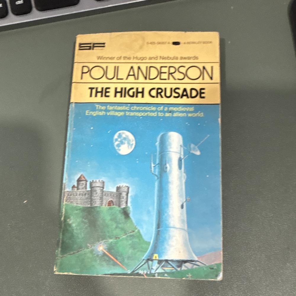 THE HIGH CRUSADE by Poul Anderson - 1978 2nd Printing Berkley SF Paperback VTG